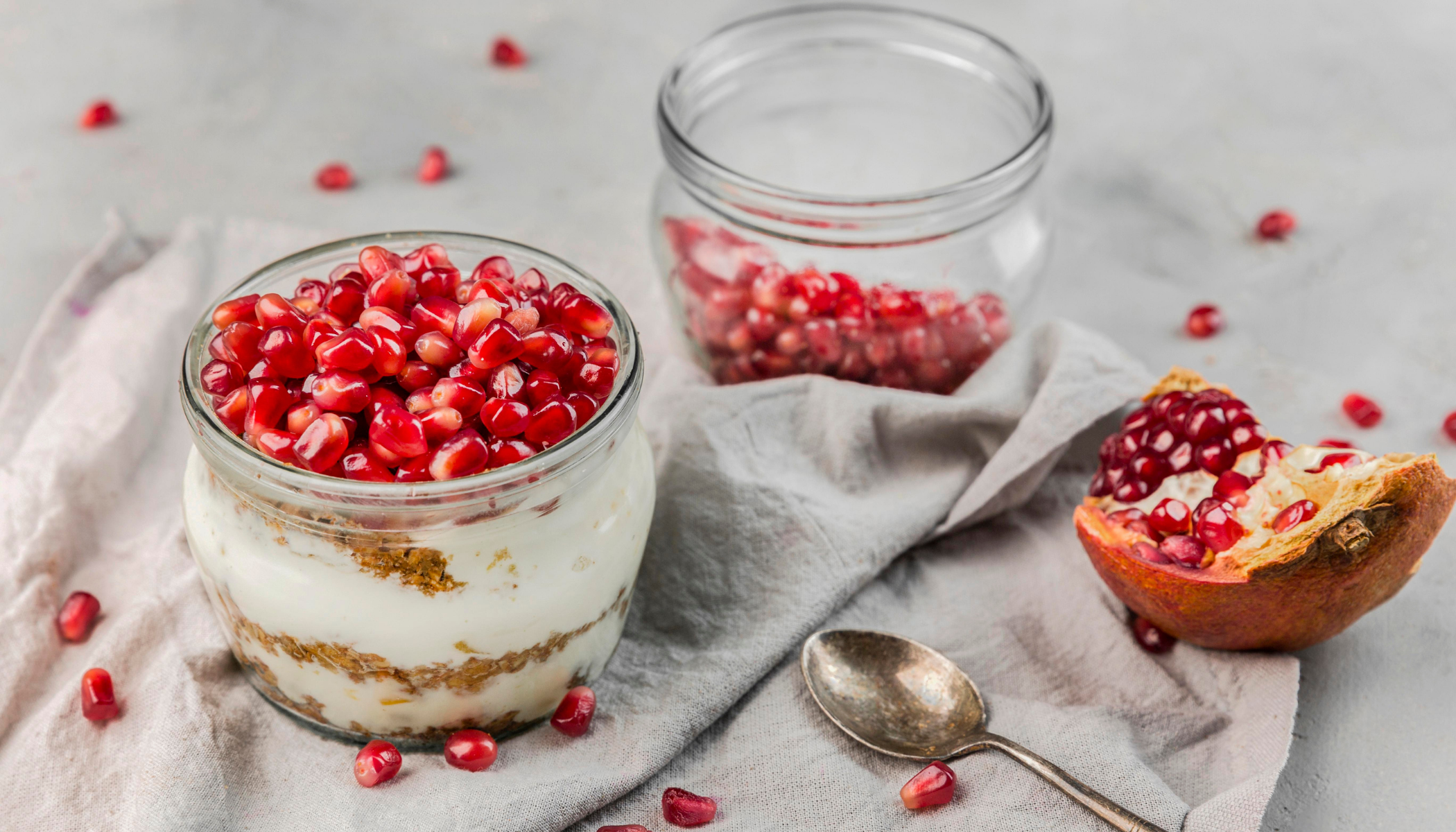 A French-inspired pudding featuring fresh seasonal fruits, crunchy nuts, and a smooth, creamy ball of indulgence—delightfully balanced in every bite.