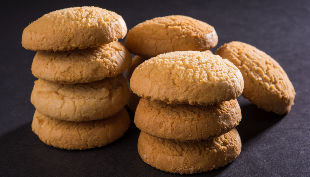 Hyderabad's iconic mildly sweet and lightly salty biscuits, baked to a crisp perfection and traditionally enjoyed with hot chai.